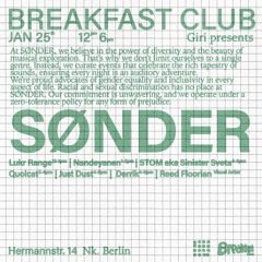 SØNDER x GIRI _ Breakfast Club Edition