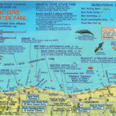 DOWNLOAD KINDLE 📨 Crystal Cove Underwater Park Newport Beach California Map & Kelp F