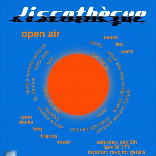 Discoteque: Set at Open Air