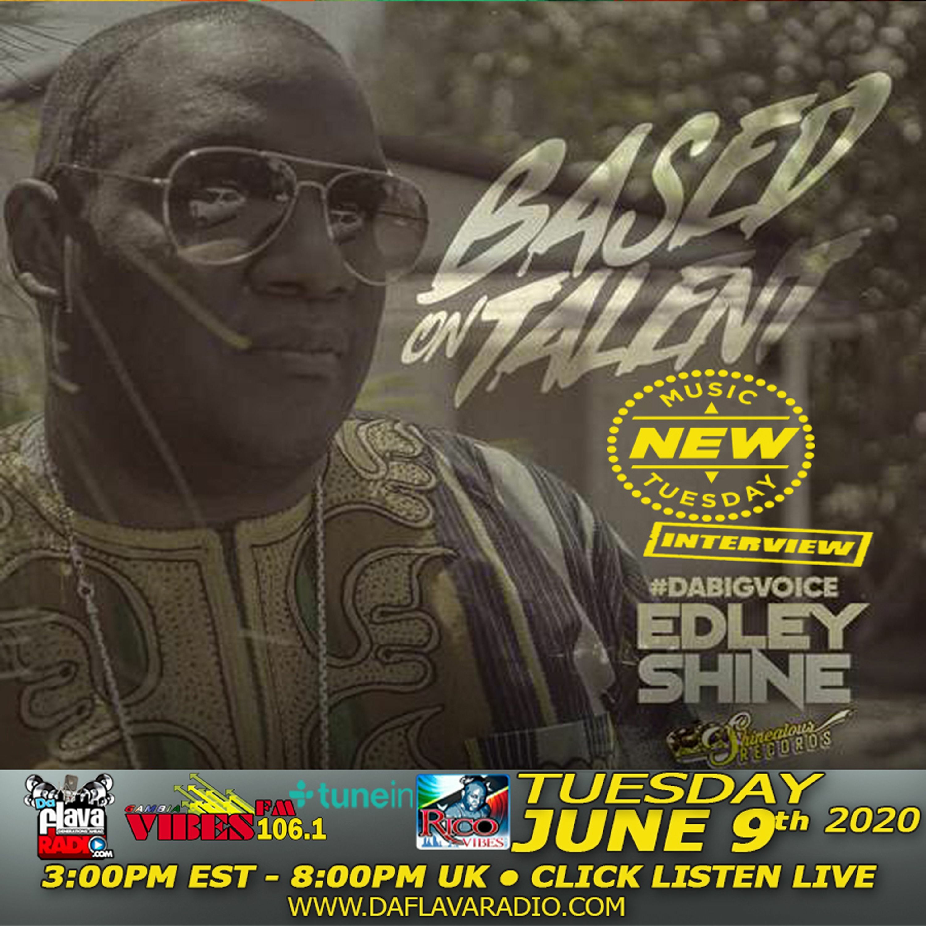 EDLEY SHINE FORMALLY OF BORN JAMERICANS INTERVIEW WITH RICOVIBES ON DAFLAVARADIO episode artwork