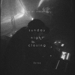 sunday night closing [live at skalar 25]