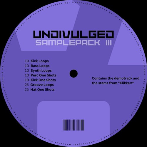 Undivulged Samplepack III Demo Track