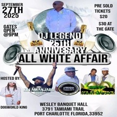 Killamanjaro/ Afrique/ Yard Vybz 9/25 (All White) FL