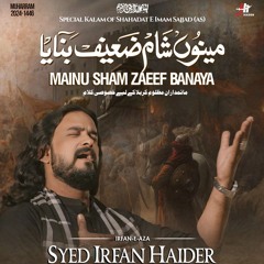 Mainu Shaam Zaeef Banaya  --  Irfan Haider  --  2024