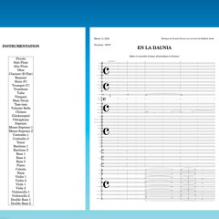 Opera : « En la Daunia »  - Act II  - (This is an excerpt of my new piece in work...)