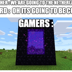 when ur playing minecraftand a craper killes u in the netherlansd