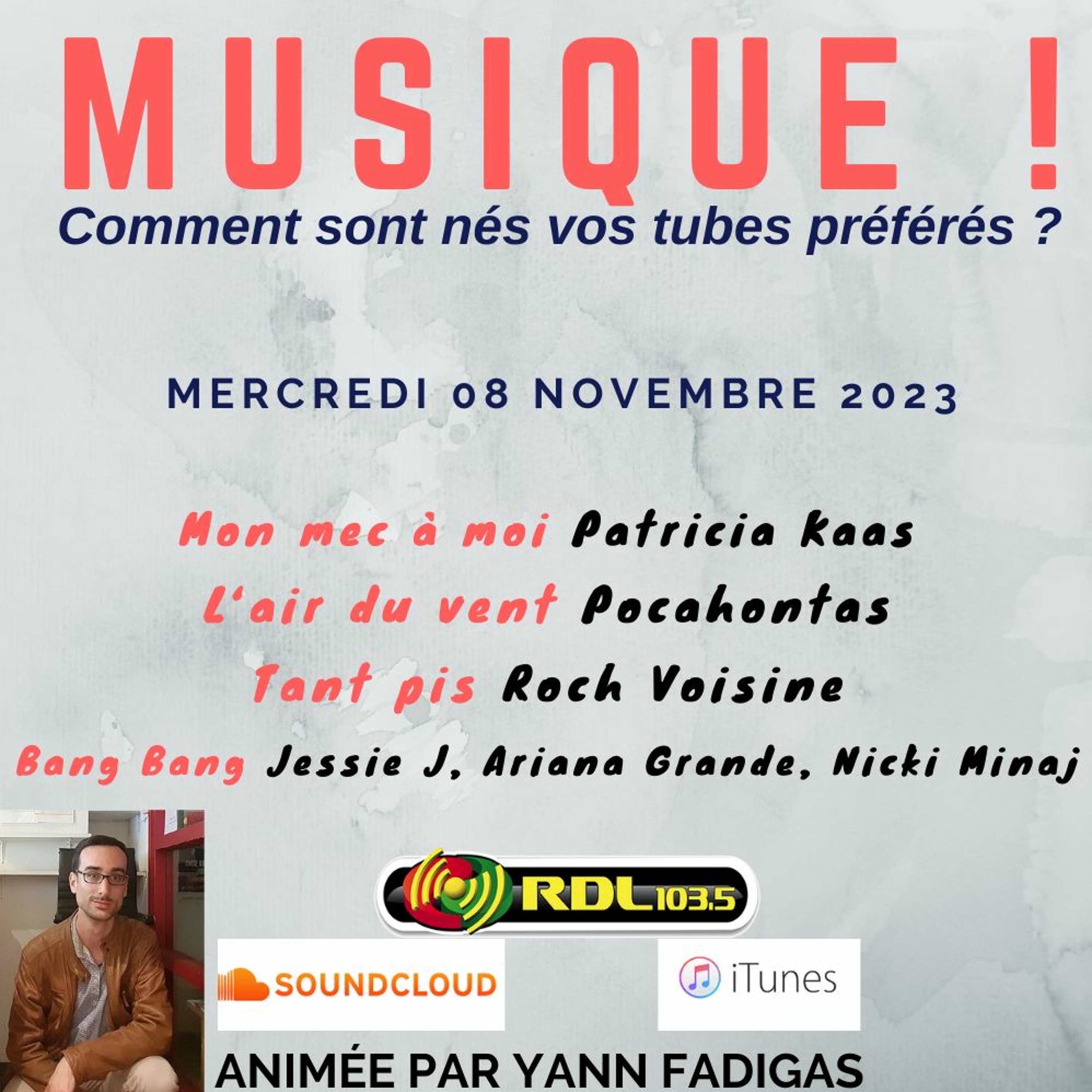 MUSIQUE ! 178 - 08 11 23 - "L'air du vent" (Pocahontas) / "Bang Bang" / "Mon mec à moi" episode artwork