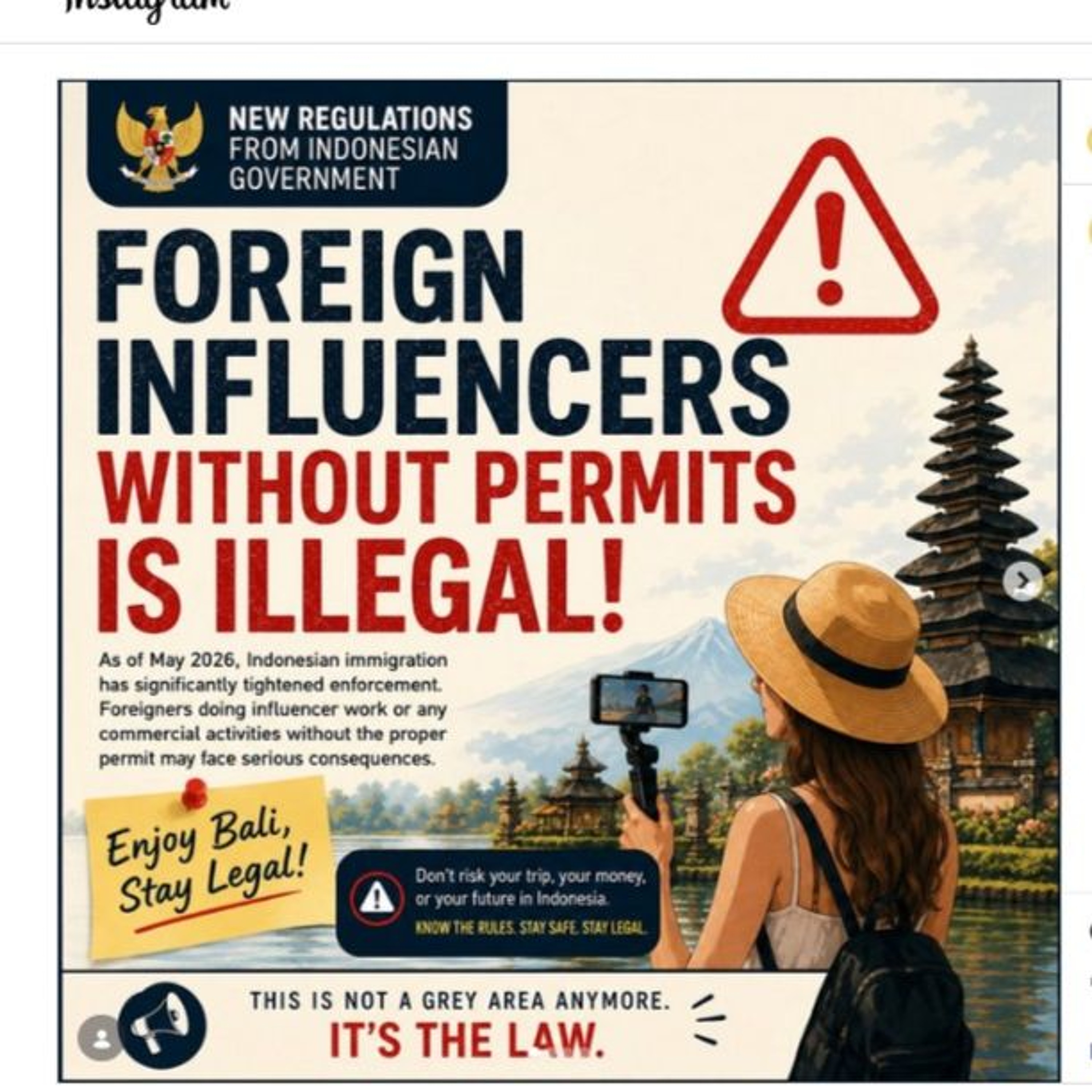 Bali Clamps Down On Influencers 'Working' -Suzanne Hart with Graeme Kemlo episode artwork