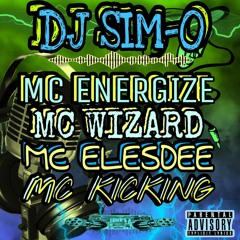 DJ SIMO MC ELESDEE MC WIZARD  mc energize mc kicking old skool classics yesaaaa