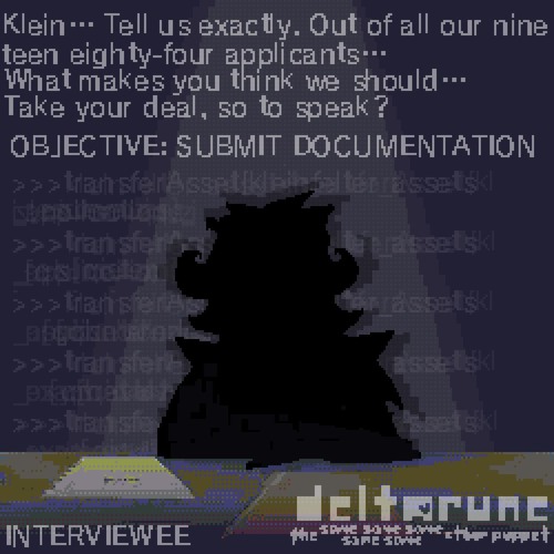 Interviewee →【Deltarune, The Same Same Same Same Same Other Puppet】