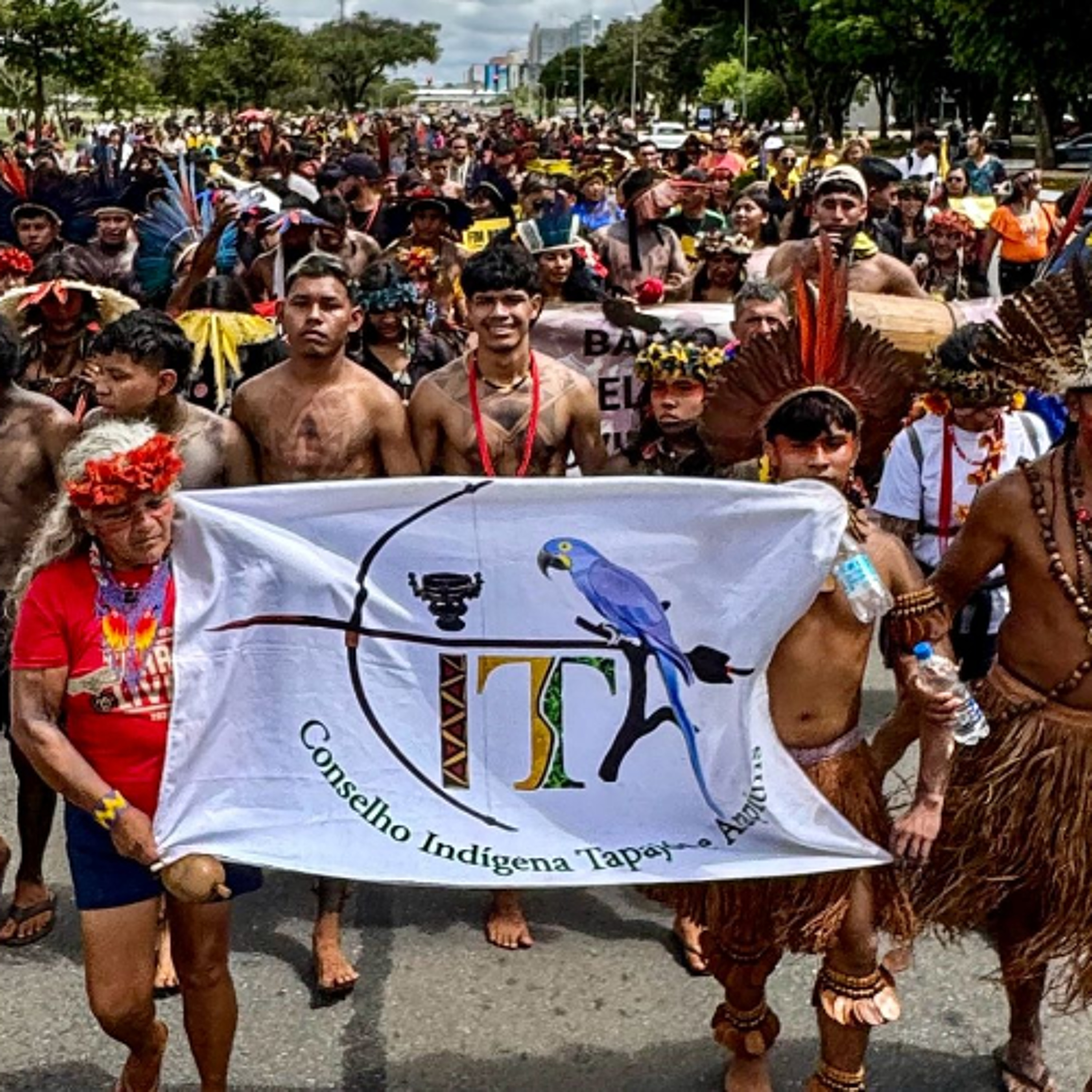 Delegação do Tapajós luta por demarcação de terras indígenas e direitos no ATL em Brasília