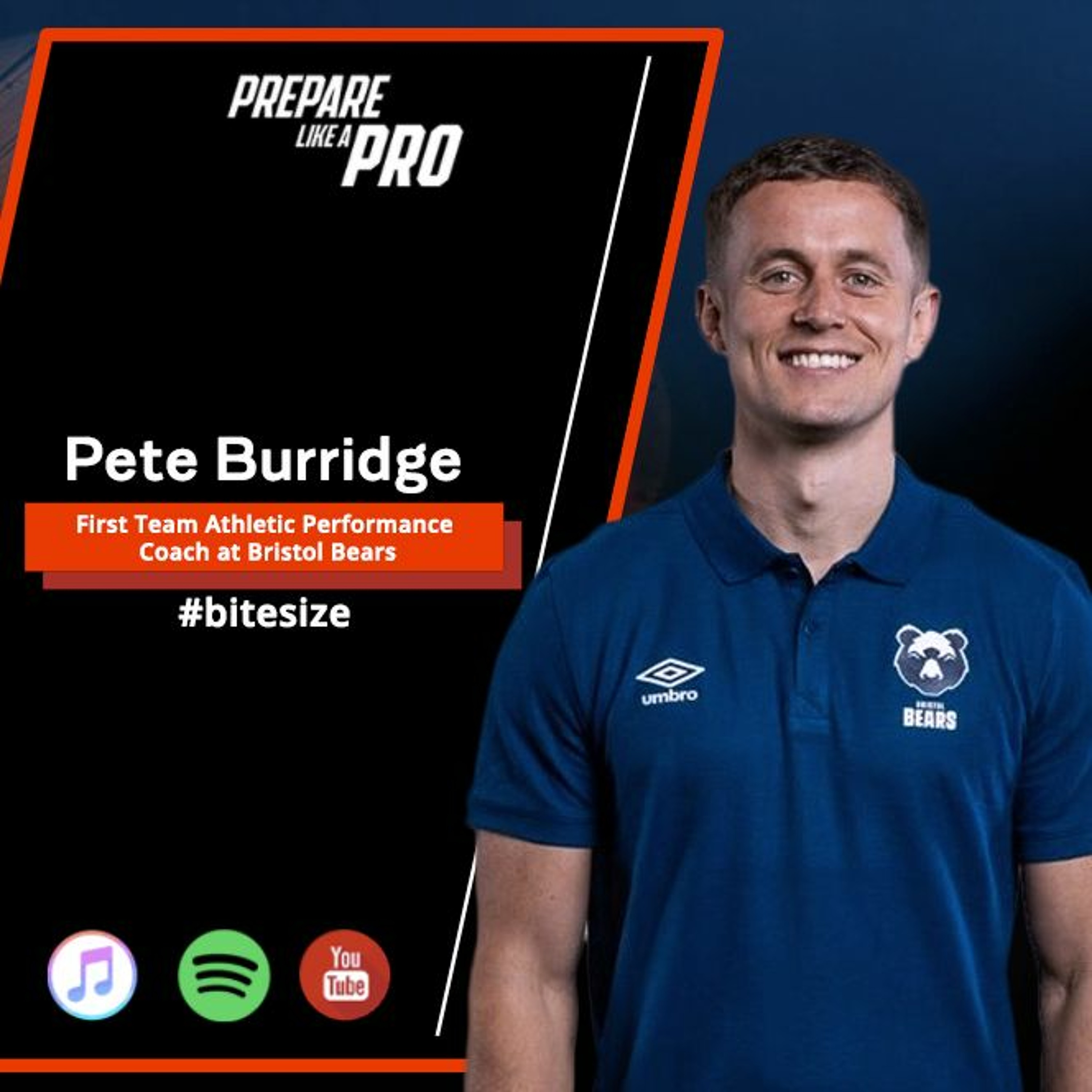 #bitesize - Pete Burridge, First Team Athletic Performance Coach at Bristol Bears episode artwork
