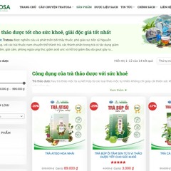 Trà thảo dược của Tratosa – Nâng niu sức khỏe từ thiên nhiên