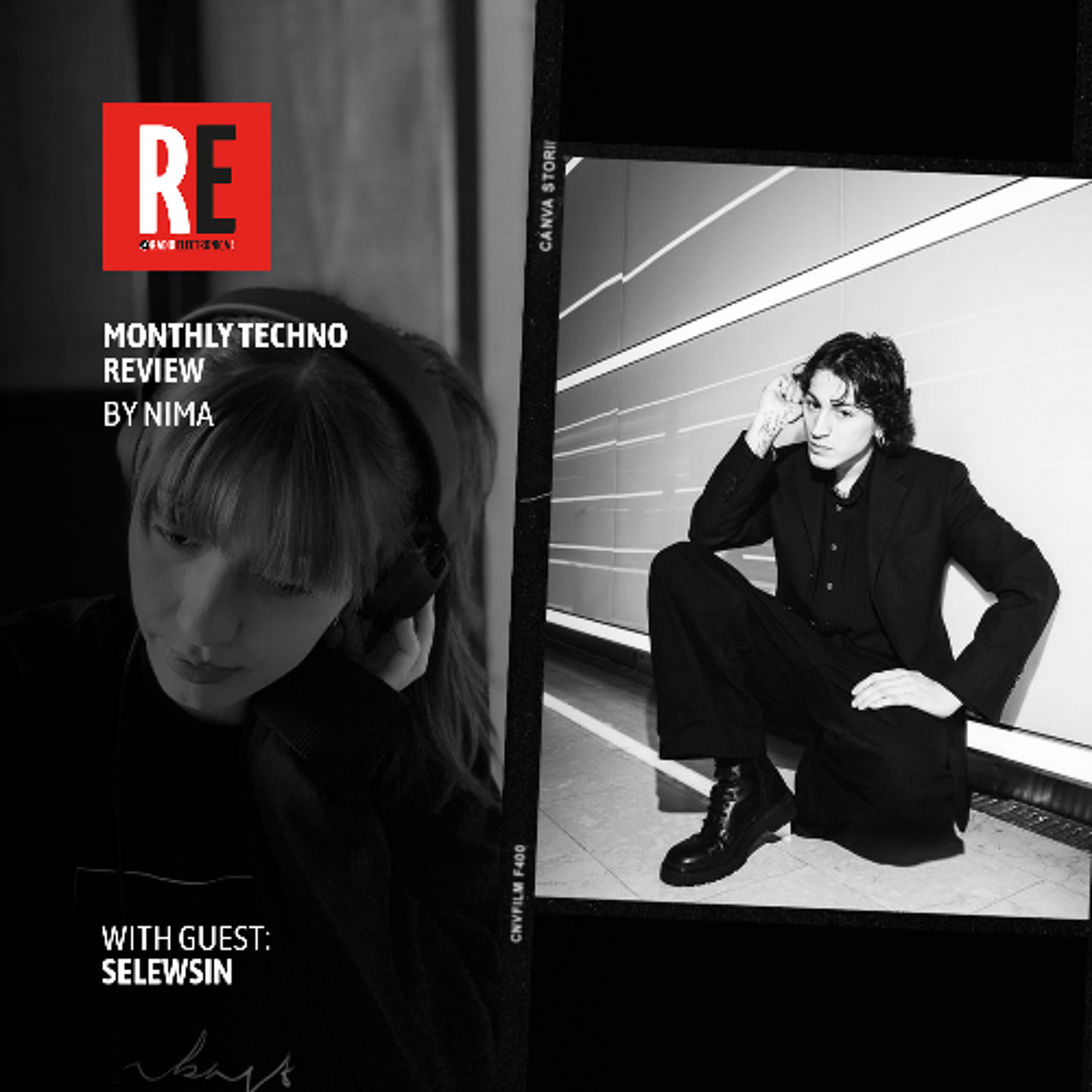 RE - MONTHLY TECHNO REVIEW EP 54 by NIMA with SELEWSIN episode artwork