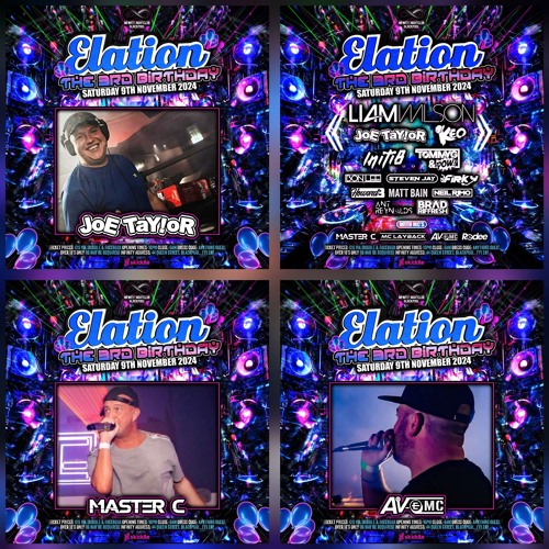 JOE TAYLOR - MASTER C - AV-E - ELATION THE 3RD BIRTHDAY - 9TH NOVEMBER 2024 AT INFINITY IN BLACKPOOL