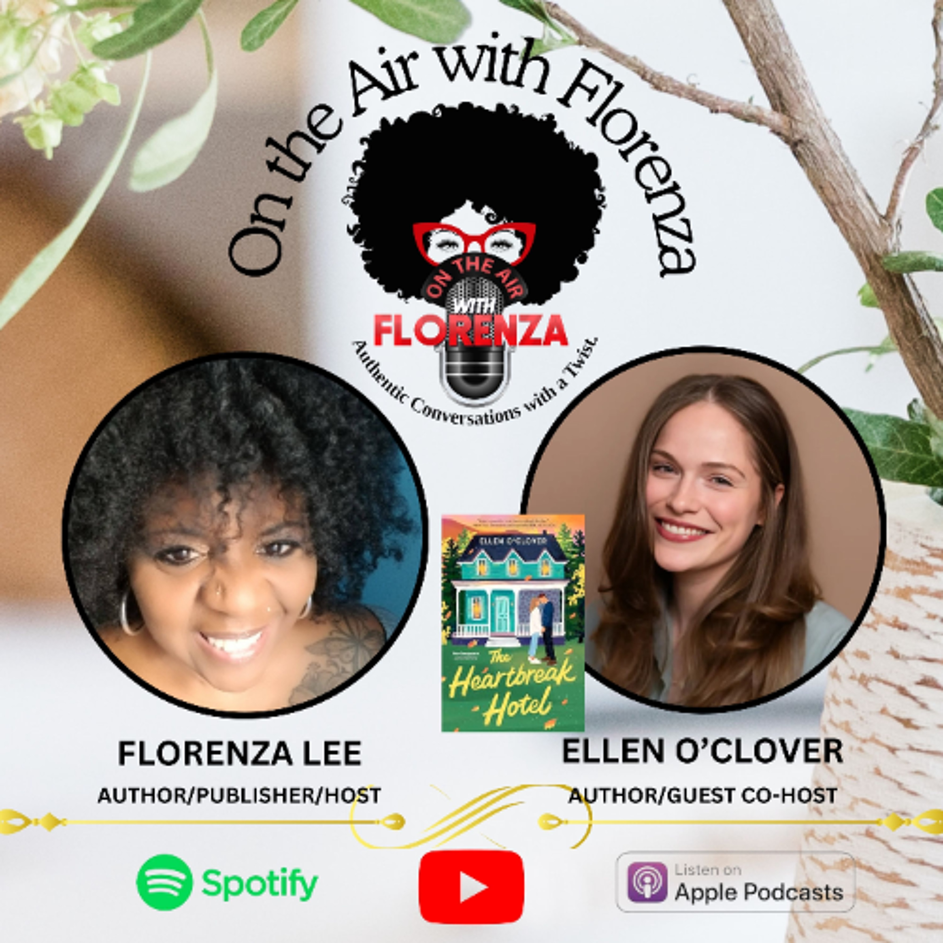 Ellen O'Clover Co-hosts On the Air with Florenza