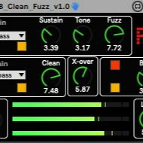 "Clean Fuzz" Max For Live effect Demo