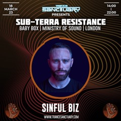 Sinful Biz Live @ Trance Sanctuary, Ministry Of Sound - London 18.3.23