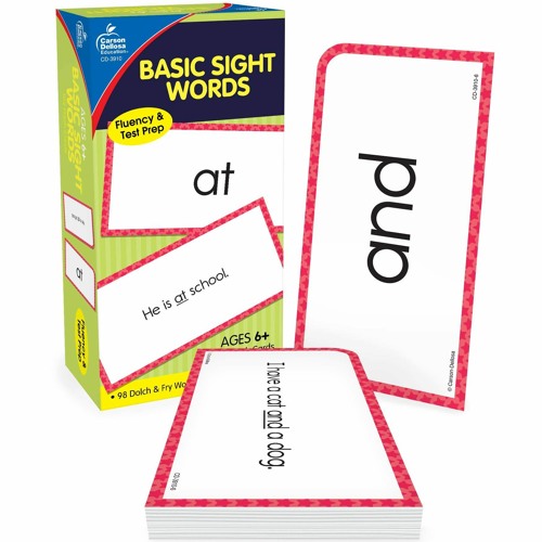 Stream Read Carson Dellosa Sight Words Flash Cards for Kindergarten and ...