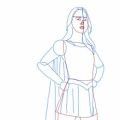 Conikel - supergirl (Jikaru's semi-stripped)