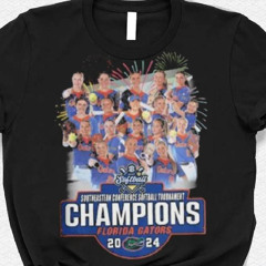Southeastern Conference Softball Tournament Champions Florida Gators 2024 Ncaa T Shirt
