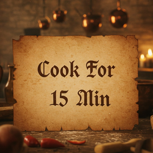 15 min Cook up