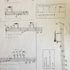 "Trachte geliebt und nicht-bewundert zu werden." for solo violin and tape cassette player (2018-19)