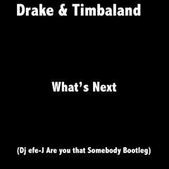 Drake & Timbaland - What's Next (Dj efe-J Bootleg Are you that Somebody Blend))