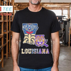 Louisiana City Sports Teams Logo Shirt