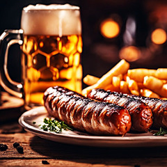 Beer and mici