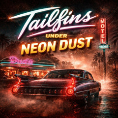 Tailfins Under Neon Dust