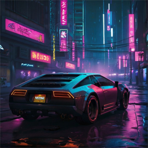 Falling Through Neon Skies