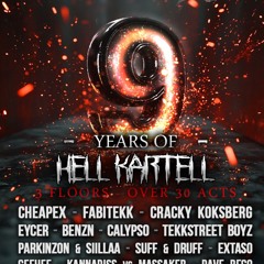 BURNOUT & SCHNELLSTEDT @ ALTE WEBEREI NORDHAUSEN - 9Y HELL KARTELL