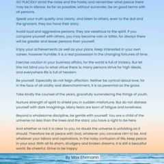 Ebook Desiderata: Inspirational Journal Notebook, Lined 8.5? x 11? Large Journal Book for Women