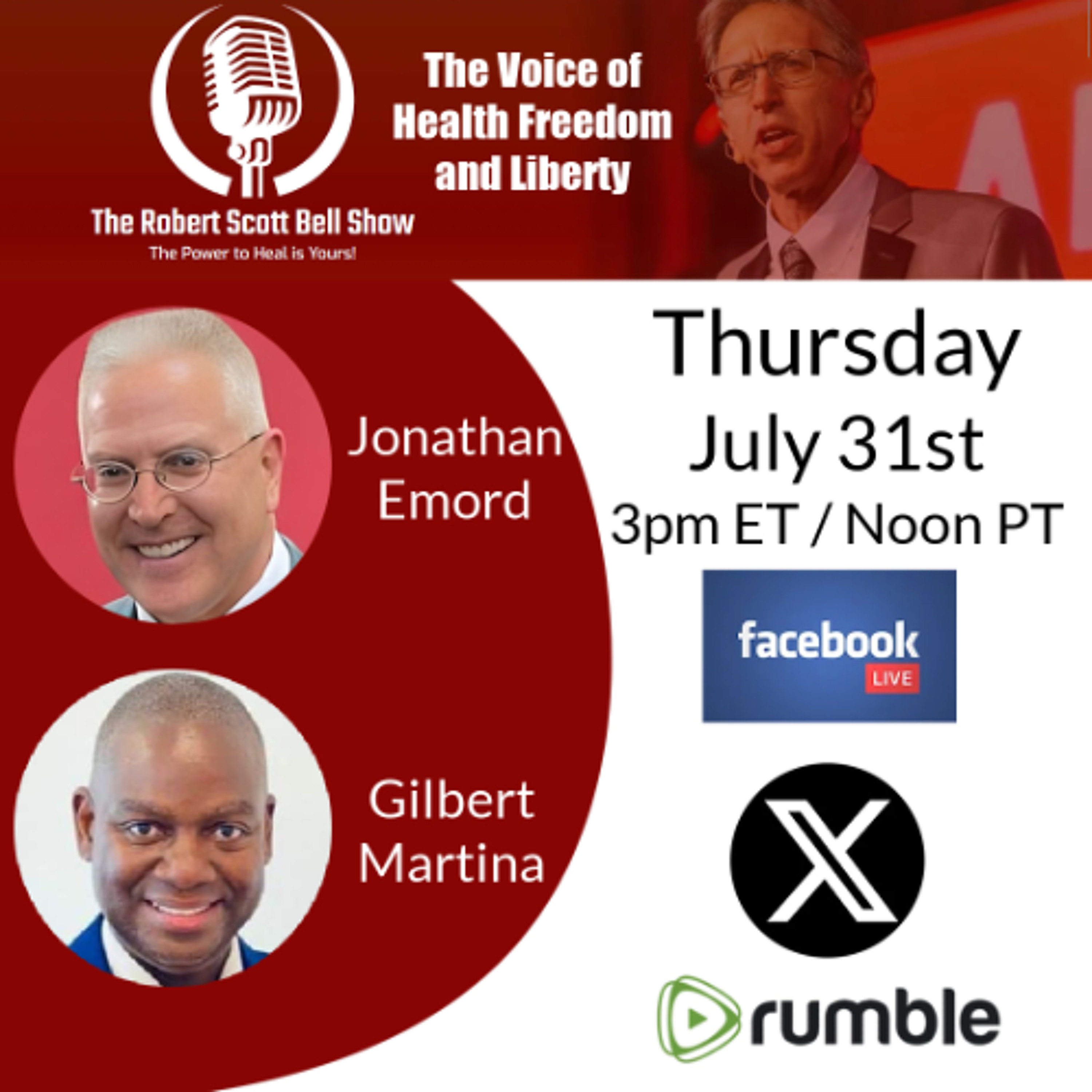 Jonathan Emord, Kennedy Vaccine Safety Lawsuit, Religious Rights Protected, Gas Guzzlers Roar Back, Health Data Grab - The RSB Show 7-31-25