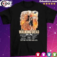 Official The Walking Dead 2010-2024 They Are The One Who Live T-Shirt