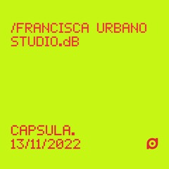 ARQUIVO: Francisca Urbano no Studio.dB [13/11/2022]
