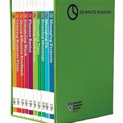 [@PDF] HBR 20-Minute Manager Boxed Set (10 Books) (HBR 20-Minute Manager Series) Written  Harva