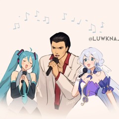 Baka Mitai (Dame dame) - Ultimate Extended Mashup Version_ Kiryu Kazuma, Hatsune Miku & Robin Cover.