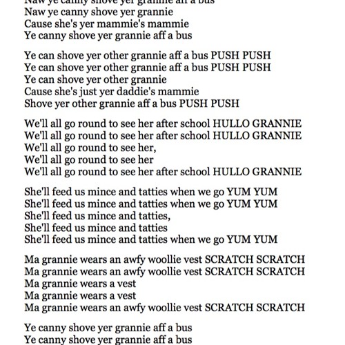 382 Ye Cannae Shove Yer Grannie Aff A Bus by Anon, read by Nicholas Ralph