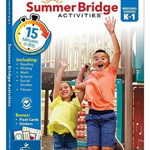 Stream Episode PDF Summer Bridge Activities Kindergarten To 1st Grade 