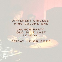 Klahrk B2B Turbo Miffy @Different Circles Ping Launch Party, London, 12/09/25