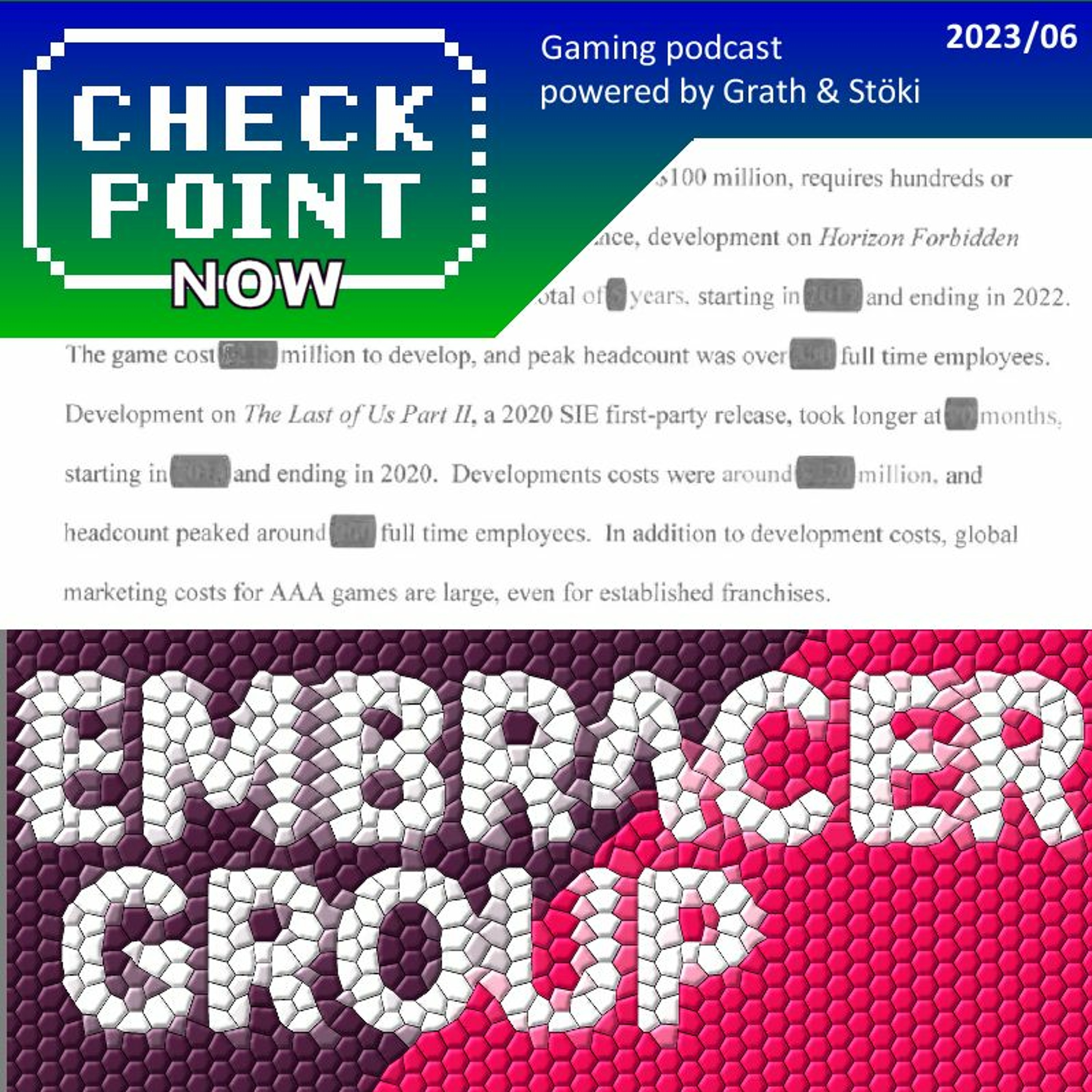 Checkpoint Now 2023/06 - Bajban az Embracer, szaftos részletek a Sonyról és a Microsoftról episode artwork