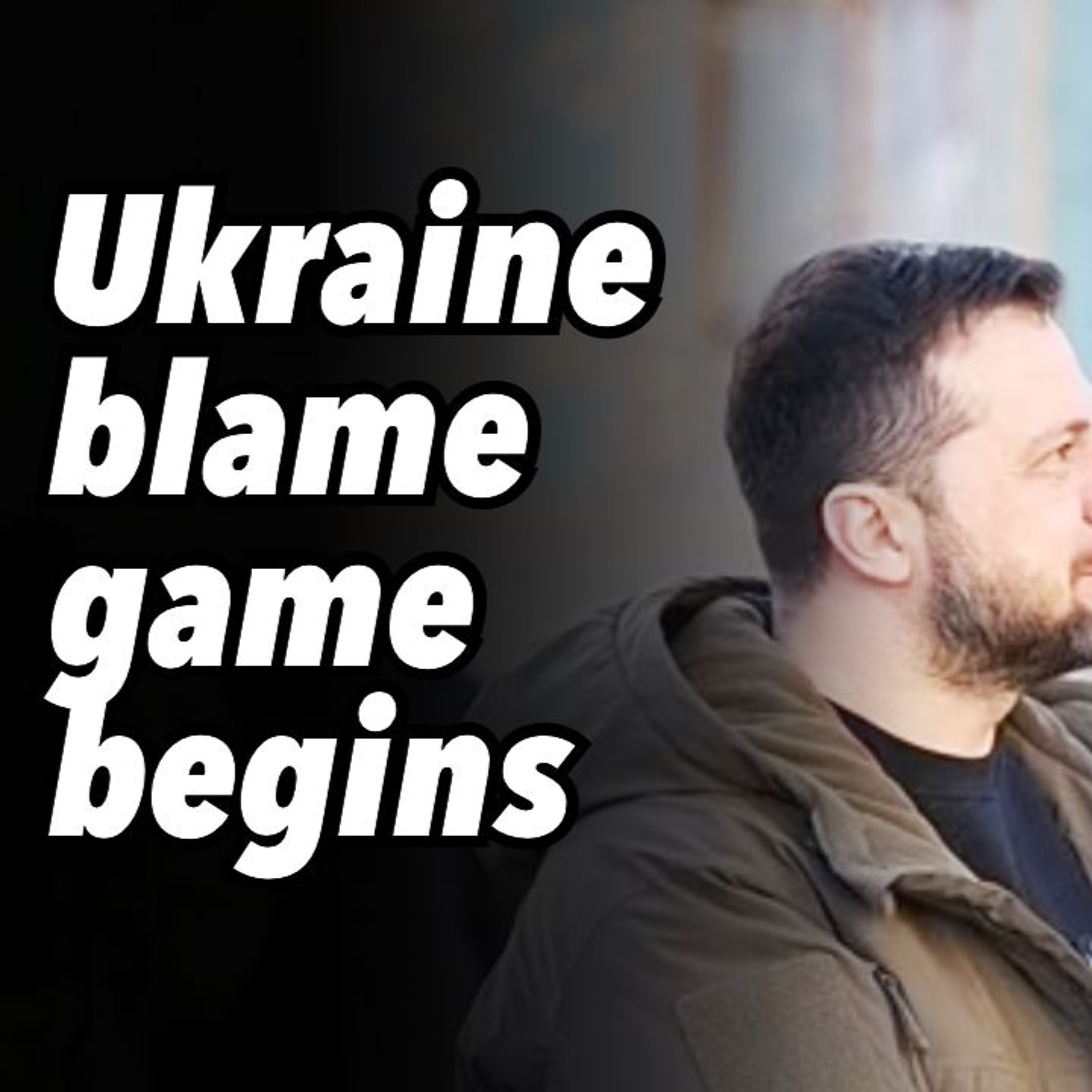 Ukraine blame game begins