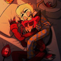 Lucifer and Alastor AI covers