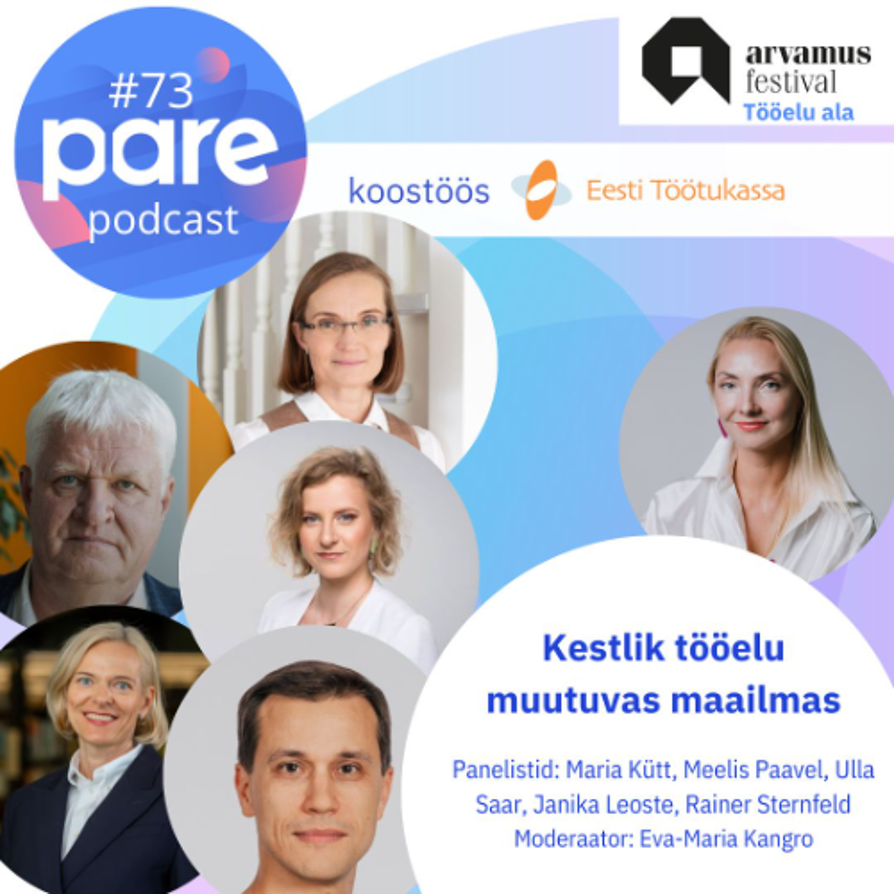 PARE Podcast #73 Arvamusfestival 2024 Tööelu ala: Kestlik tööelu muutuvas maailmas