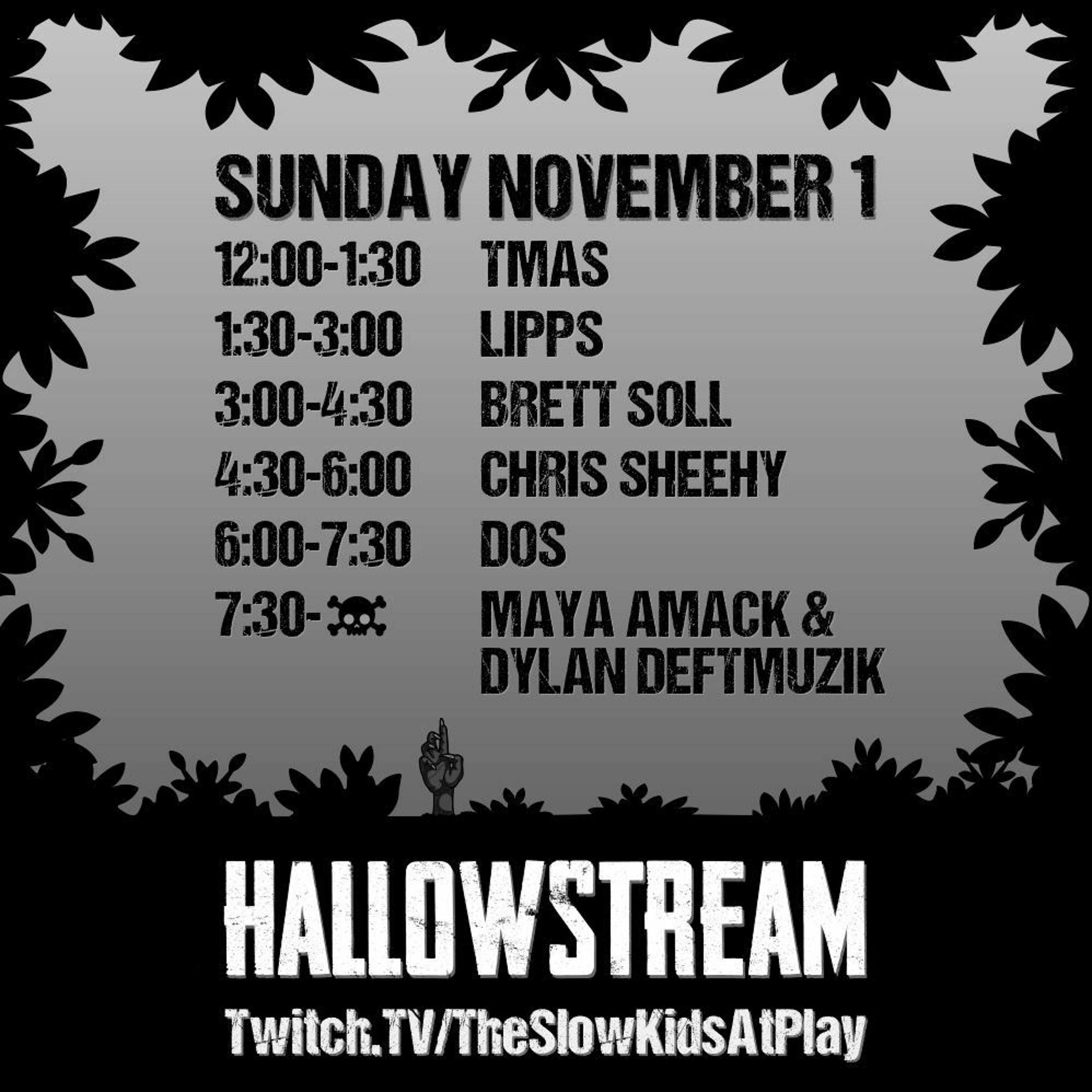 B$ - Hallowstream 11/1/20 episode artwork