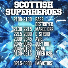 Marco Orr @ Swg3 Warehouse Scottish Superhero's