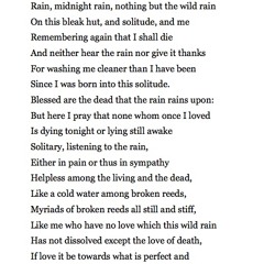 454 Rain by Edward Thomas