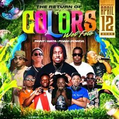 YBE PRESENTS COLORS WET FETE PROMO CD @LILGIANT @DJMANI